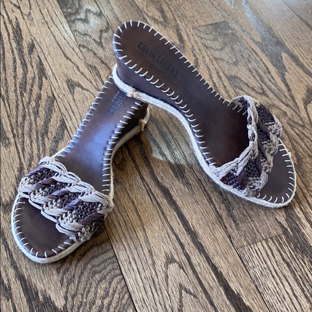 Colin Stuart weaved slip on shoe